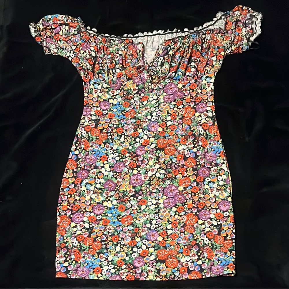 Floral Off-Shoulder Dress